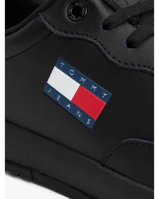 Sneakers Rétro Con Esterno di Tommy Hilfiger in Black da Uomo