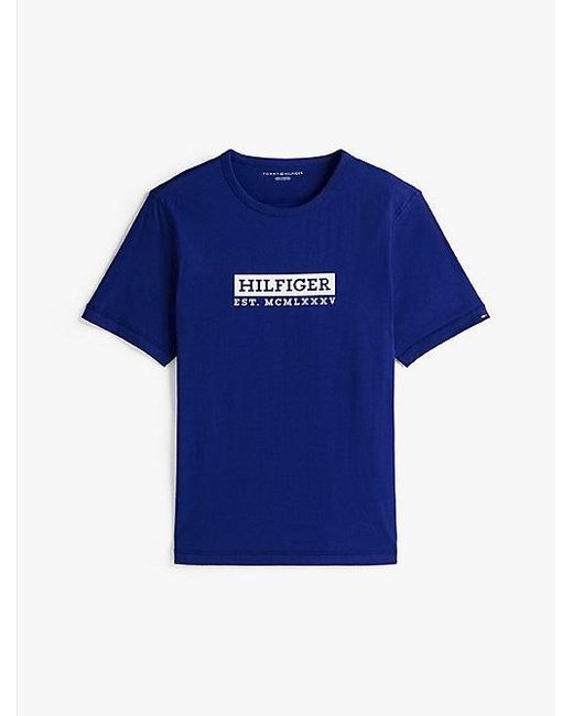 Camiseta Adaptive Con Logo Tommy Hilfiger de hombre de color Blue