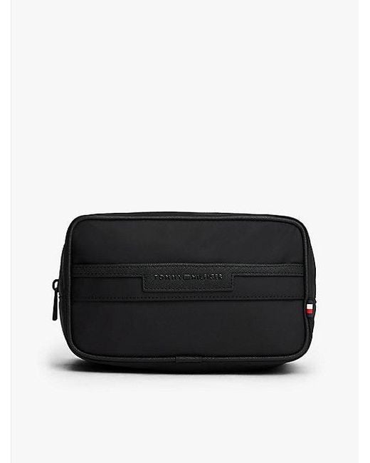 Neceser Con Logo Metálico Tommy Hilfiger de hombre de color Black