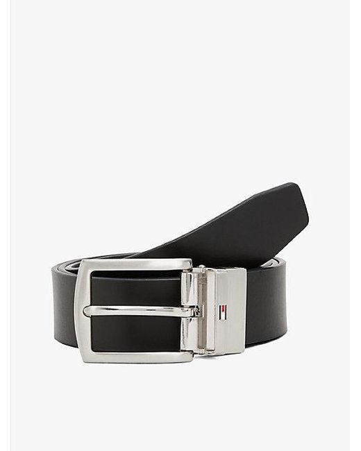Cinturón Reversible Denton De Piel Tommy Hilfiger de hombre de color White