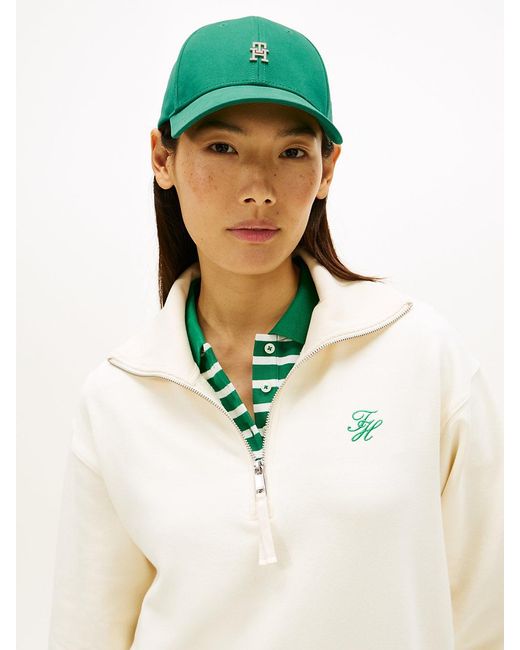 Tommy Hilfiger Green Chic Th Monogram Baseball Cap