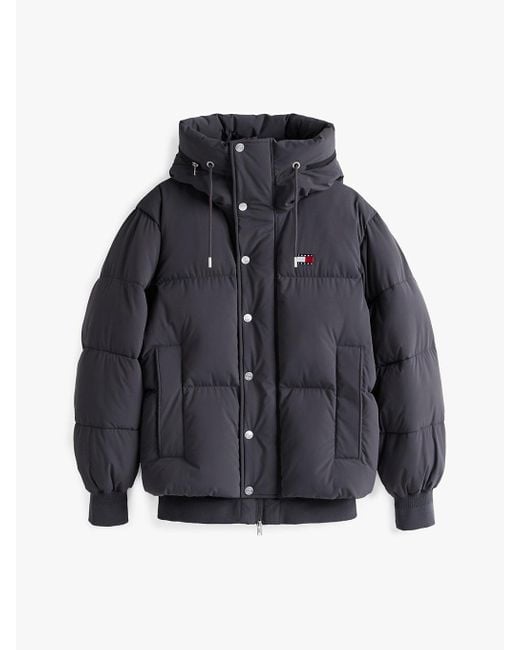 Giubbino Relaxed Fit Imbottito Con Cappuccio di Tommy Hilfiger in Blue da Uomo