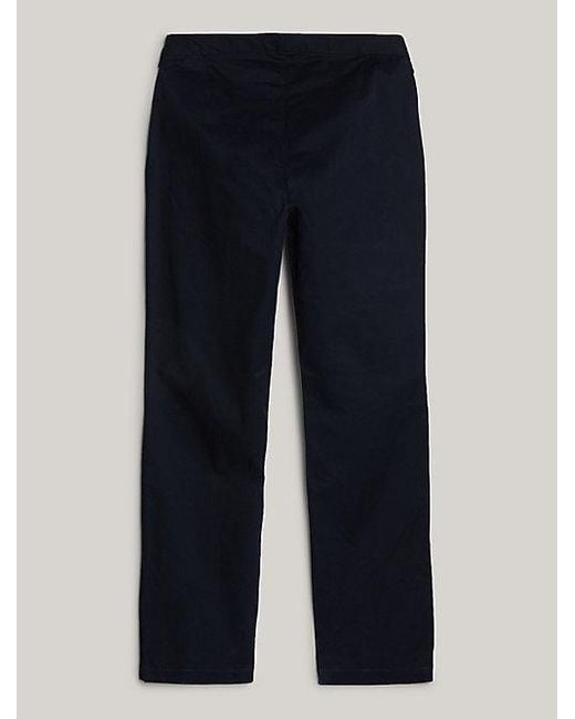 Tommy Hilfiger Adaptive 1985 Denton Fitted Straight Chino in het Blue voor heren