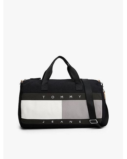 Tommy Hilfiger Archive Weekendtas Met Colour-Blocked Logo in het Black voor heren