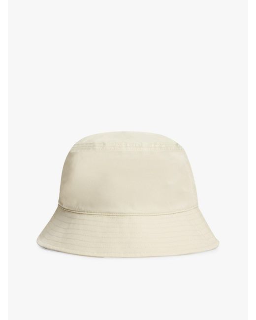 Cappello A Secchiello Con Logo Ricamato di Tommy Hilfiger in Natural da Uomo