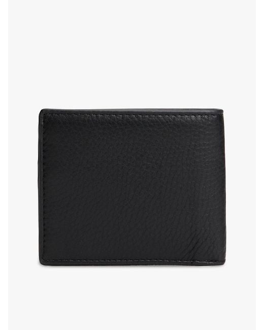 Tommy Hilfiger Black Casual Leather Bifold Credit Card Wallet for men