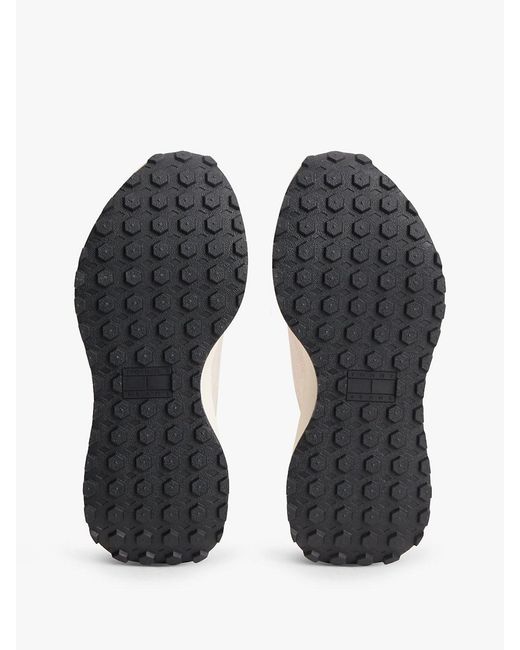 Tommy Hilfiger Natural Logo Knit Cleat Slip-On Trainers