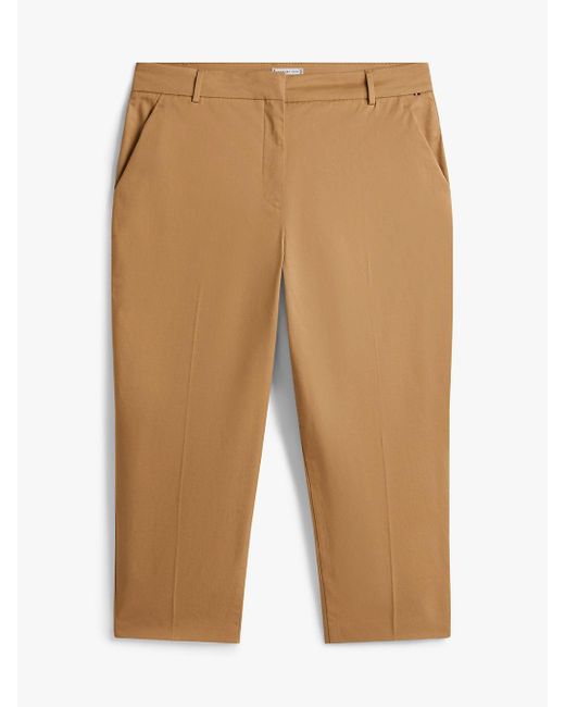 Tommy Hilfiger Natural Curve Slim Straight Leg Ankle Chinos