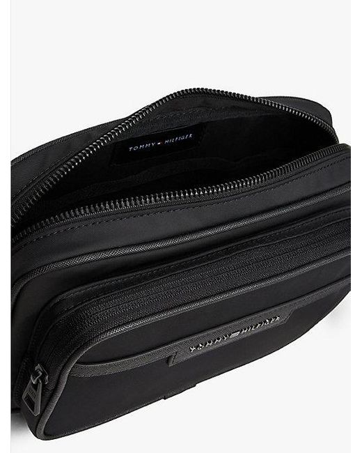 Tommy Hilfiger Crossbody-Reportertasche Mit Logo Aus Metall in Black für Herren