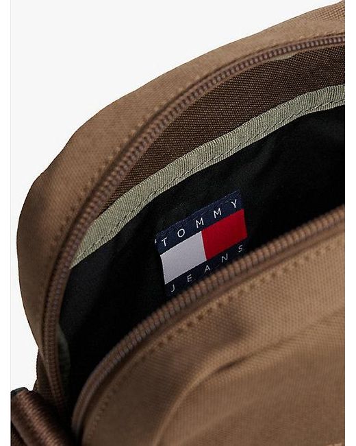 Bolso Reporter Essential Con Inscripción Tommy Hilfiger de hombre de color Brown