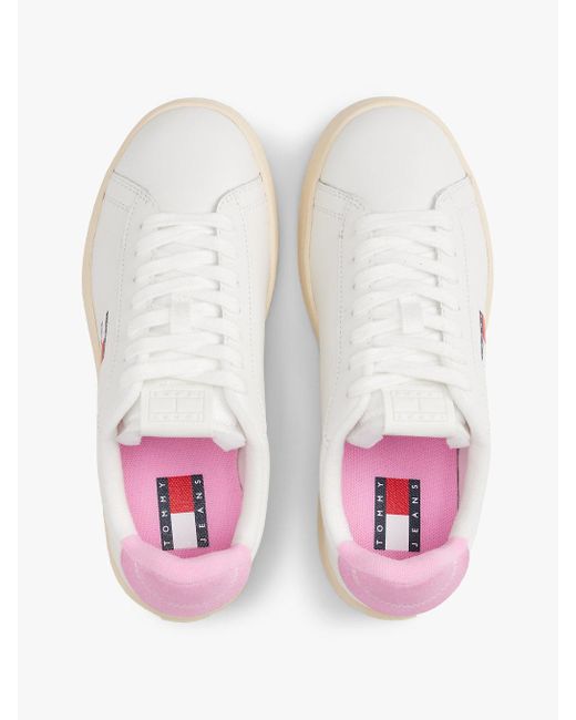 Baskets Archive En Cuir Tommy Hilfiger en coloris Natural
