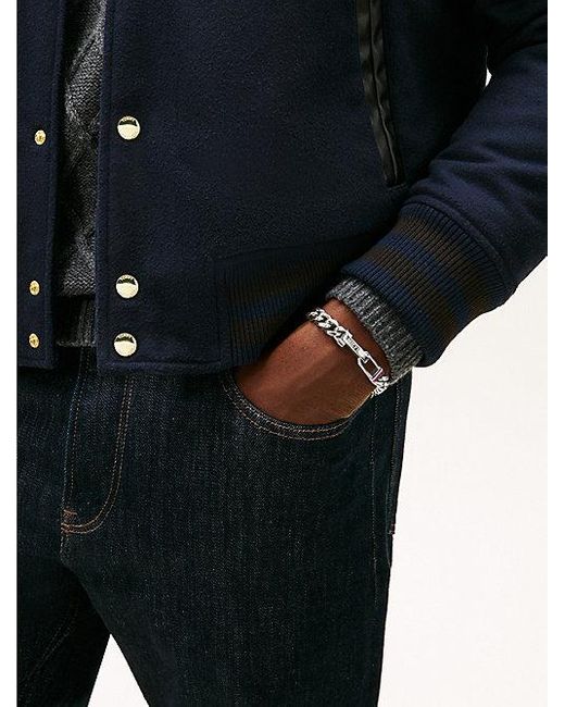 Pulsera De Eslabones En Acero Inoxidable Tommy Hilfiger de hombre de color Metallic