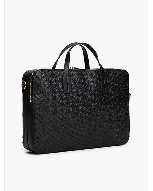 Tommy Hilfiger Hilfiger Icon Laptoptas Met Logo in het Black
