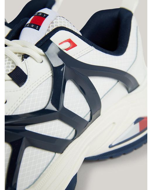 Tommy Hilfiger Metallic Cage Mesh Runner Trainers for men