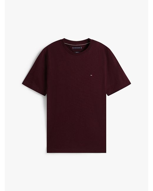 T-Shirt À Col Ras-Du-Cou Et Drapeau Brodé Tommy Hilfiger pour homme en coloris Multicolor