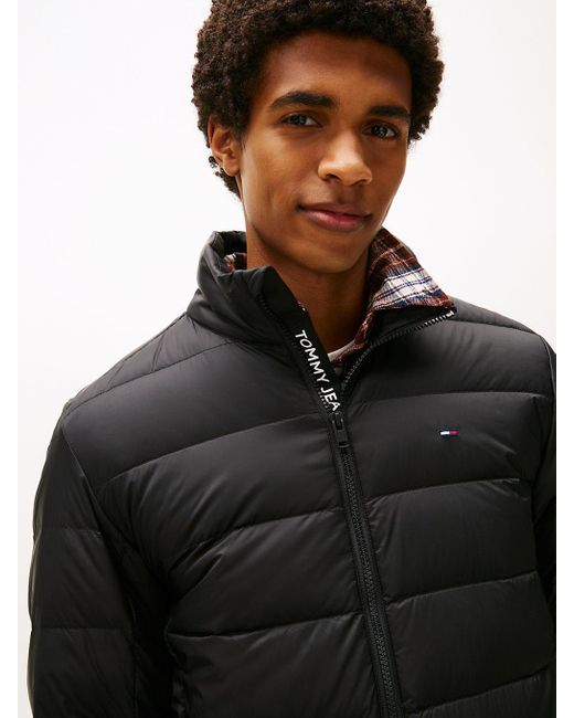Tommy Hilfiger Black Lightweight Water Repellent Jacket for men