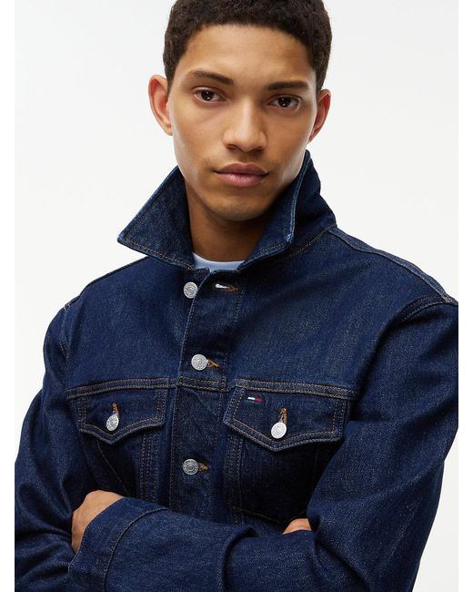 Tommy Hilfiger Blue Ryan Regular Denim Trucker Jacket for men