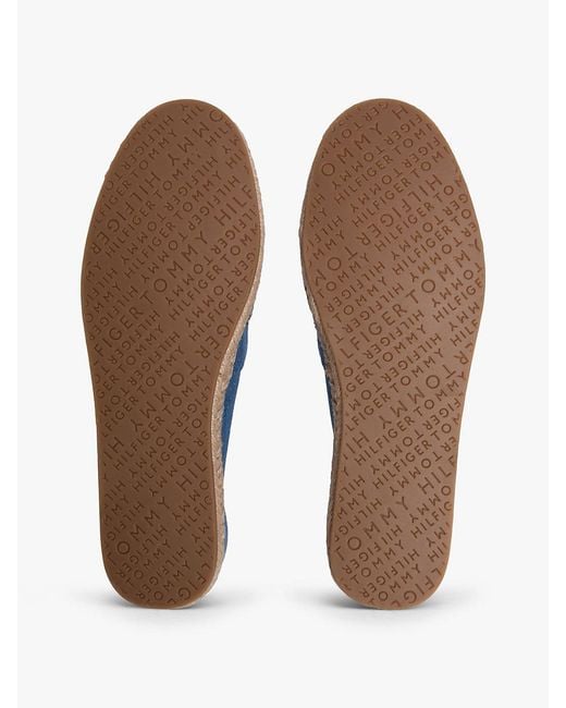 Tommy Hilfiger Blue Canvas Espadrilles