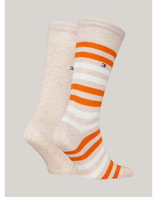 Tommy Hilfiger Gray 2-pack Duo Stripe Socks for men