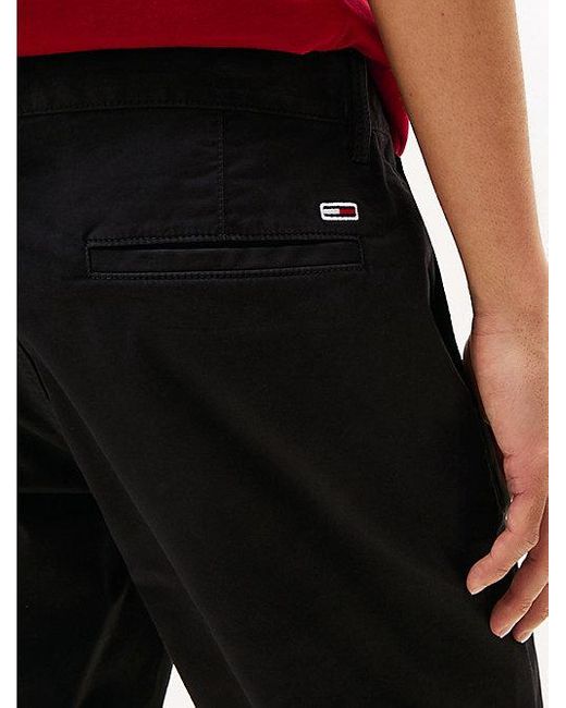 Pantalón Chino Corto Scanton De Corte Slim Tommy Hilfiger de hombre de color Blue