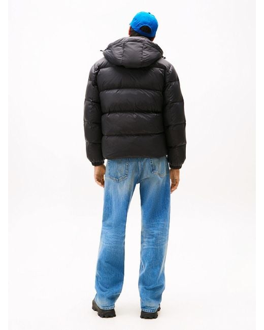 Piumino Idrorepellente Con Cappuccio di Tommy Hilfiger in Blue da Uomo