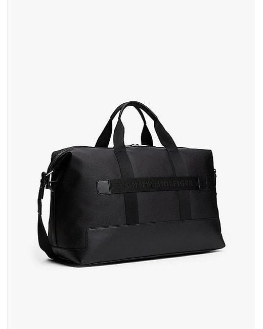 Tommy Hilfiger Moderne Weekendtas Met Metallic Logo in het Black voor heren