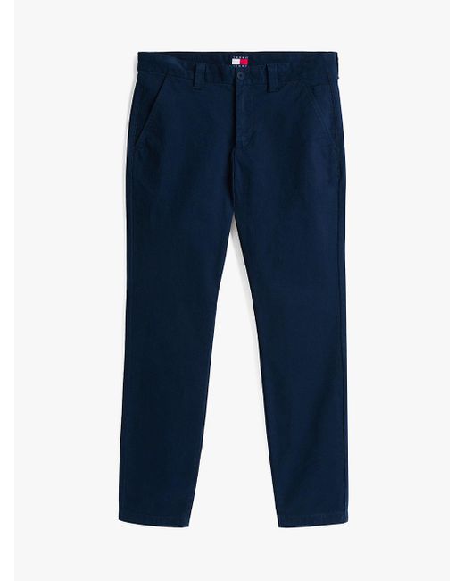 Chino Slim Austin En Sergé Tommy Hilfiger pour homme en coloris White