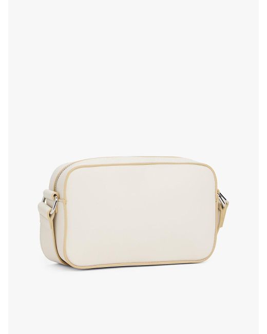 Tommy Hilfiger Natural Logo Plaque Crossbody Camera Bag