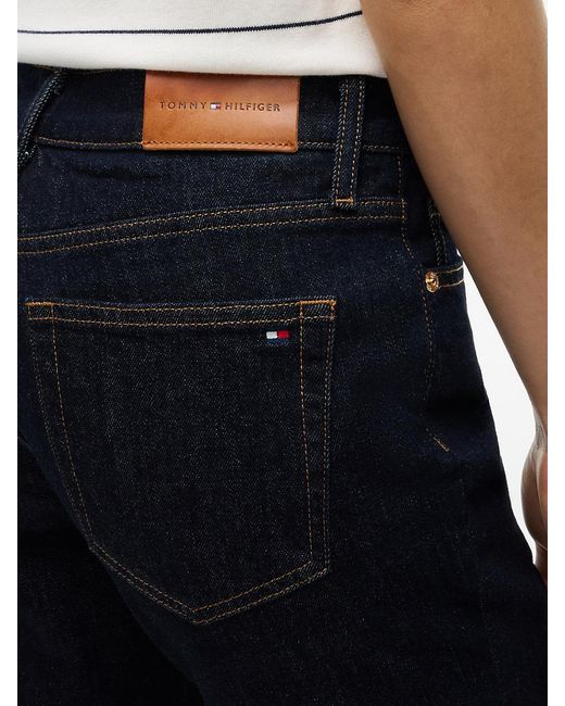 Tommy Hilfiger Blue Mid Rise Slim Jeans