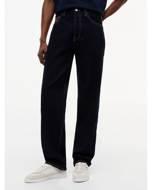 Tommy Hilfiger Red Jaimie Relaxed Straight Leg Carpenter Jeans for men