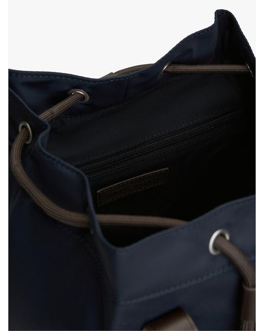 Tommy Hilfiger Blue Heritage Logo Patch Sling Bag for men
