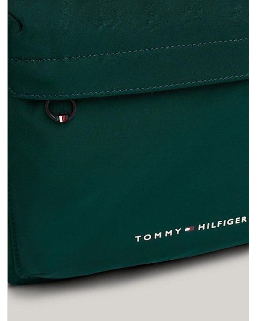 Mochila pequeña con logo Tommy Hilfiger de hombre de color Green