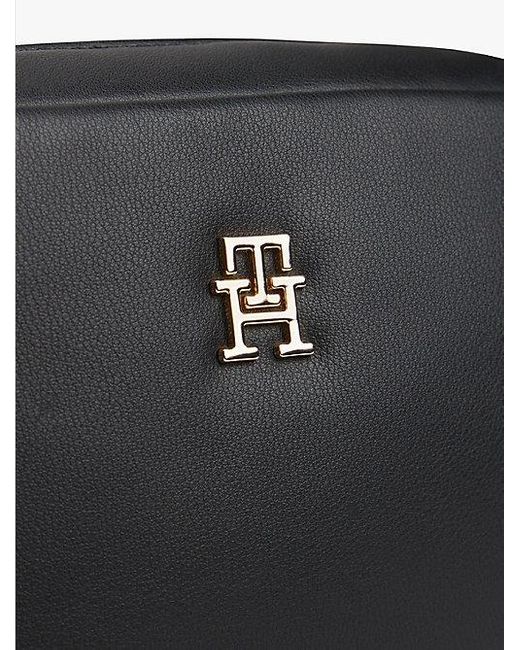 Tommy Hilfiger Black Crossbody-Kameratasche Mit Th-Monogramm