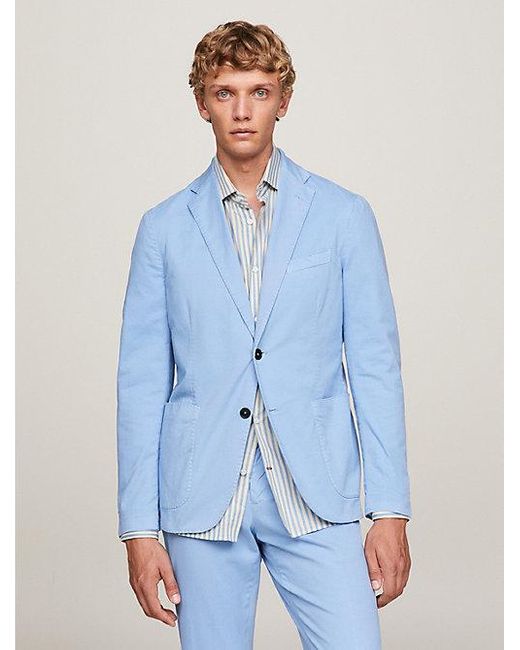 Tommy Hilfiger Garment-dyed Twill Slim Fit Pak in het Blue voor heren
