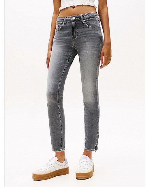 Tommy Hilfiger Multicolor Skinny Jeans Mit Knöchel-Reißverschluss