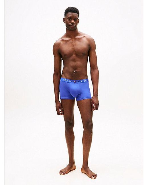 Tommy Hilfiger Original Set Van 3 Boxershorts Met Logotaille in het Blue voor heren