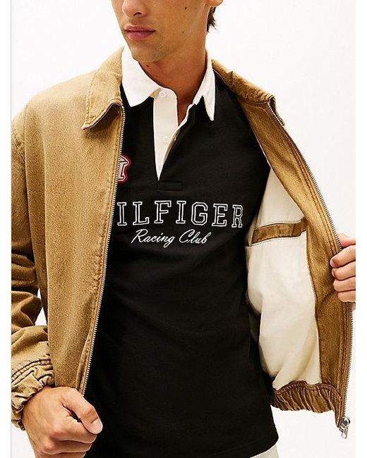 Tommy Hilfiger Ivy Jack Van Twill Met Rits in het Natural voor heren