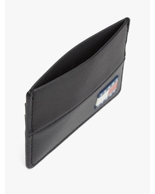 Porta Carte Di Credito Heritage Con Logo di Tommy Hilfiger in Black da Uomo