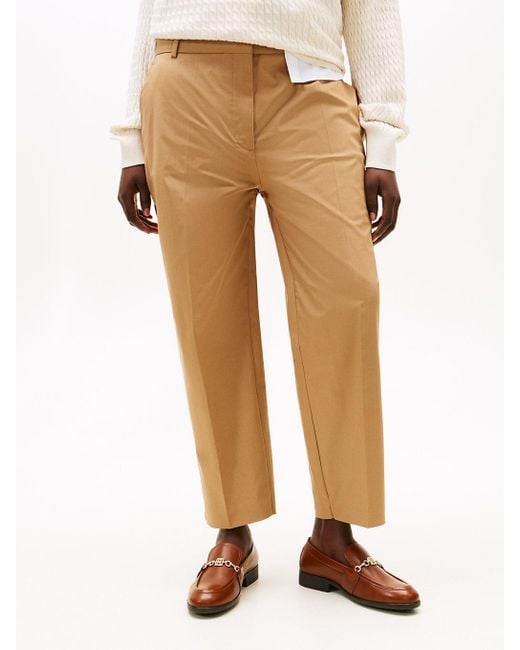 Tommy Hilfiger Natural Curve Slim Straight Leg Ankle Chinos
