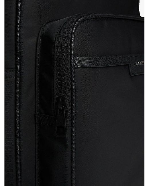 Tommy Hilfiger Rucksack Mit Gleichfarbigem Logo Aus Metall in Black für Herren