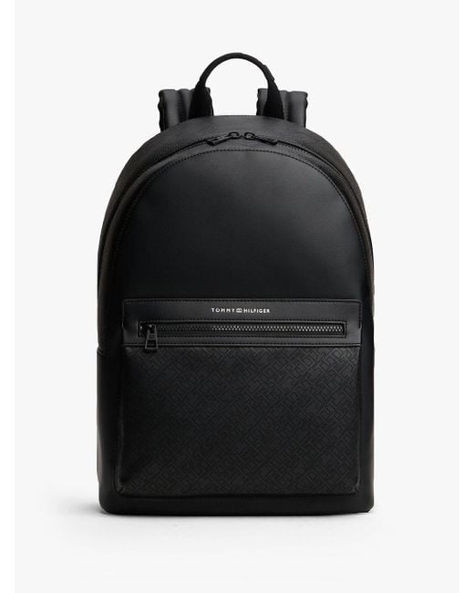 Sac À Dos À Monogramme Th Tommy Hilfiger pour homme en coloris Black