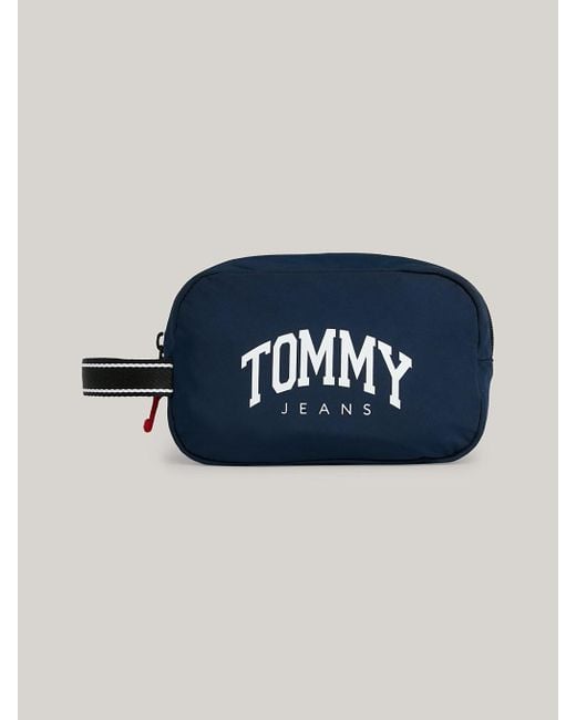 Tommy Hilfiger Blue Prep Logo Washbag for men