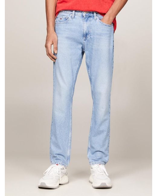 Tommy Hilfiger Blue Varsity Explorer Scanton Y Slim Jeans for men