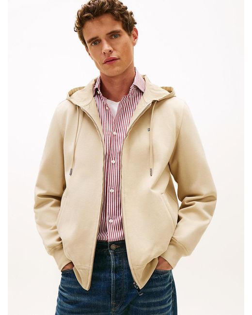 Tommy Hilfiger Natural Reversible Zip-Thru Hoody for men