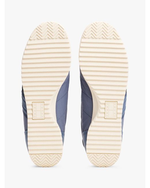 Sneakers Antiscivolo Con Mix Di Texture di Tommy Hilfiger in Blue da Uomo