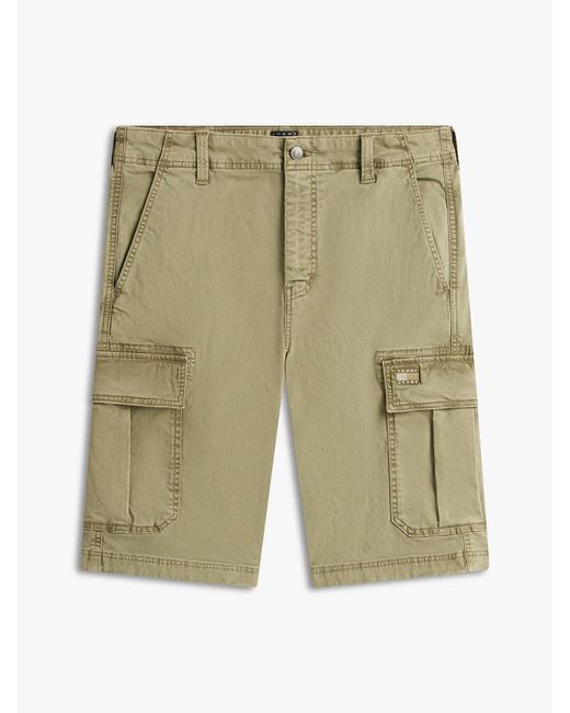 Tommy Hilfiger Natural Otis Washed Cargo Shorts for men