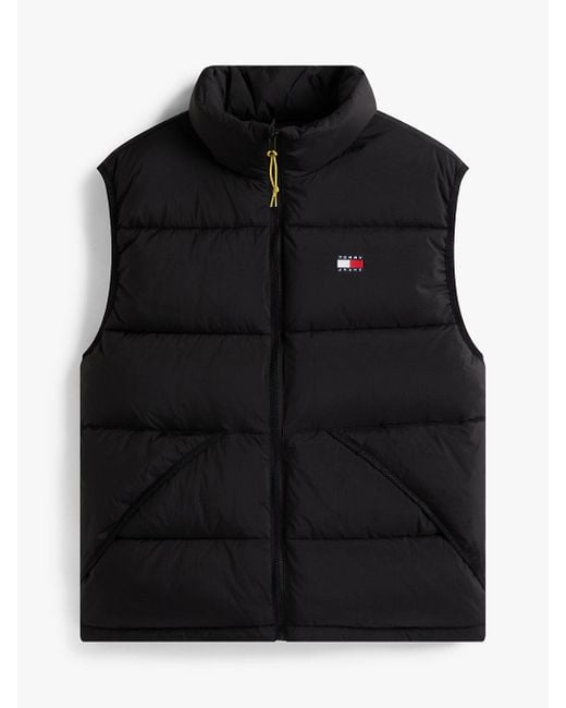 Doudoune Sans Manches Froissée Déperlante Tommy Hilfiger pour homme en coloris Black