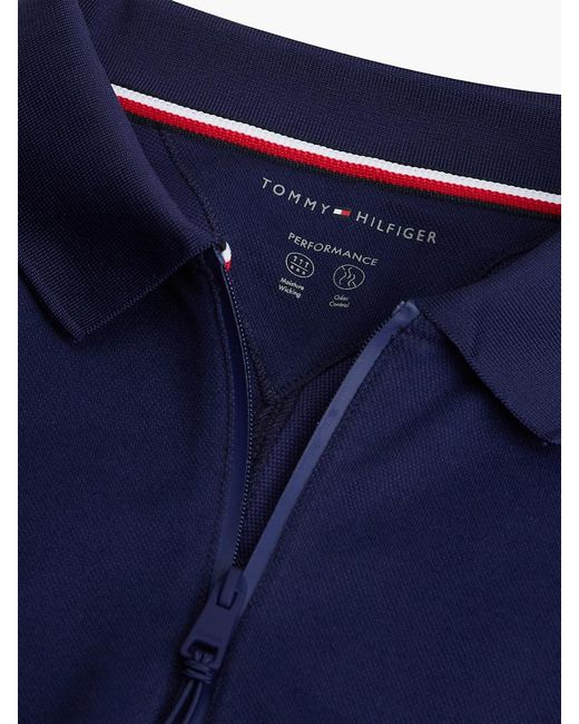Tommy Hilfiger Blue Tommy X U.s. Sail Gp Team Performance Pique Polo Shirt for men