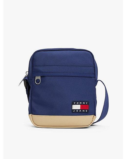 Tommy Hilfiger Essential Crossbody Reportertas in het Blue voor heren