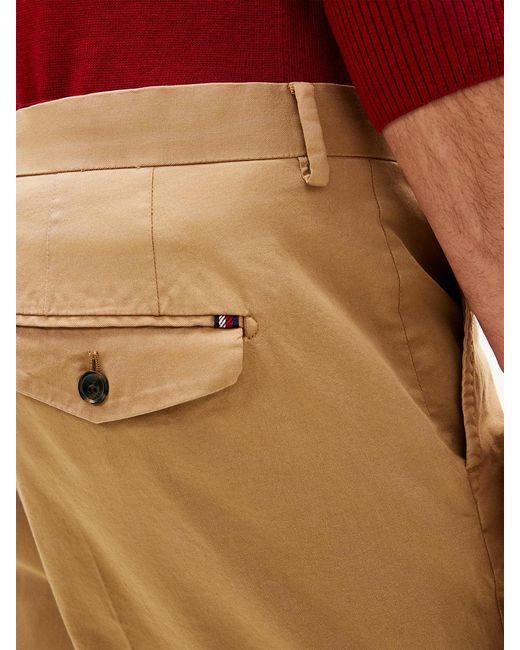 Tommy Hilfiger Red New York Label Washed Regular Trousers for men